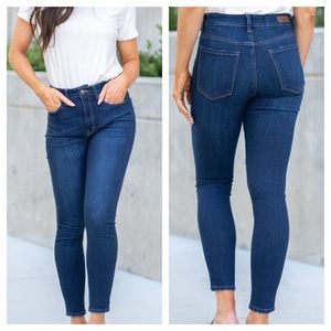 Just USA Classic High Rise Skinny Jeans Stretch Blue Size 8 NWT